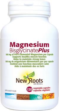New Roots Magnesium Bisglycinate Plus 120caps
