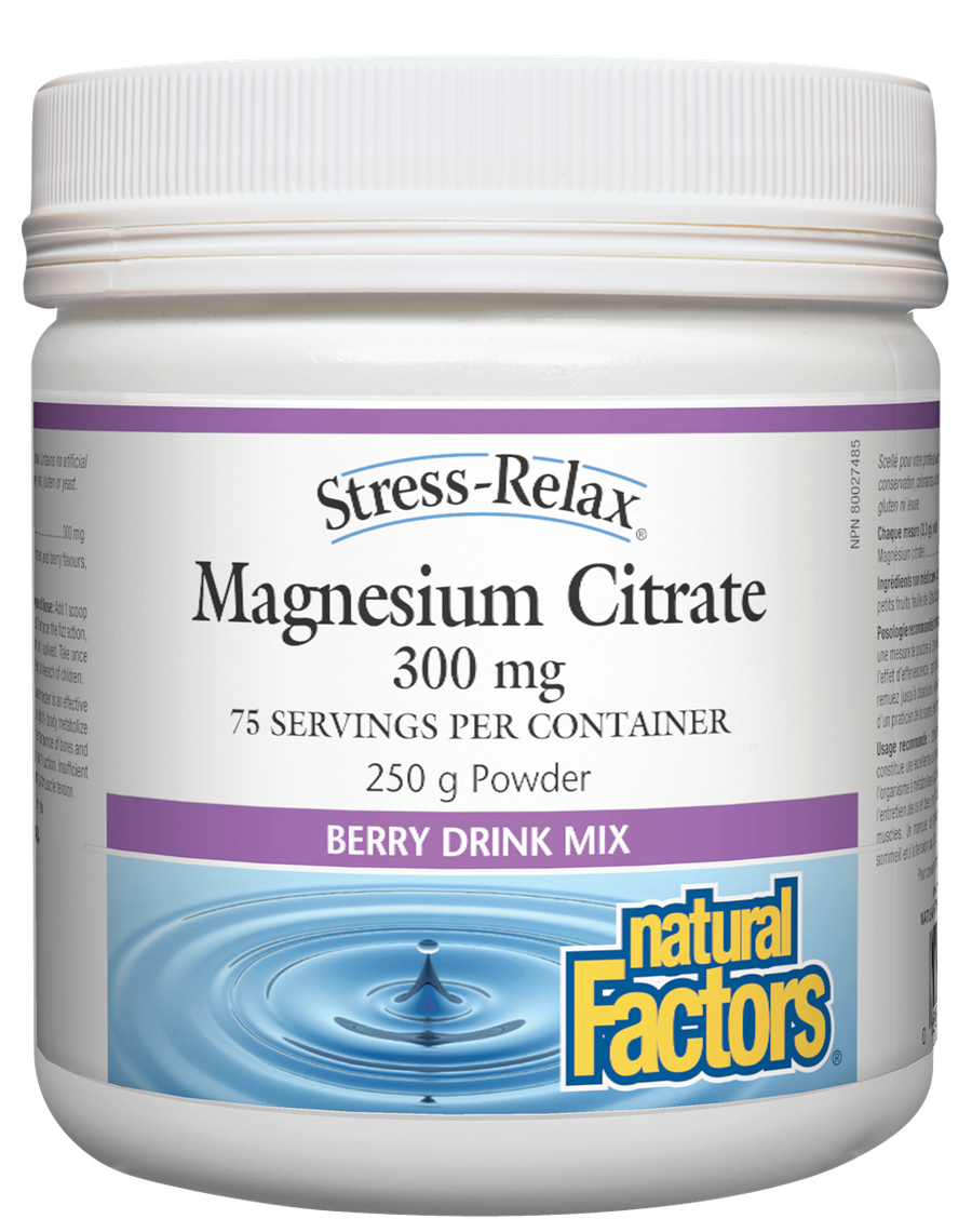 Natural Factors Mag Citrate 250G