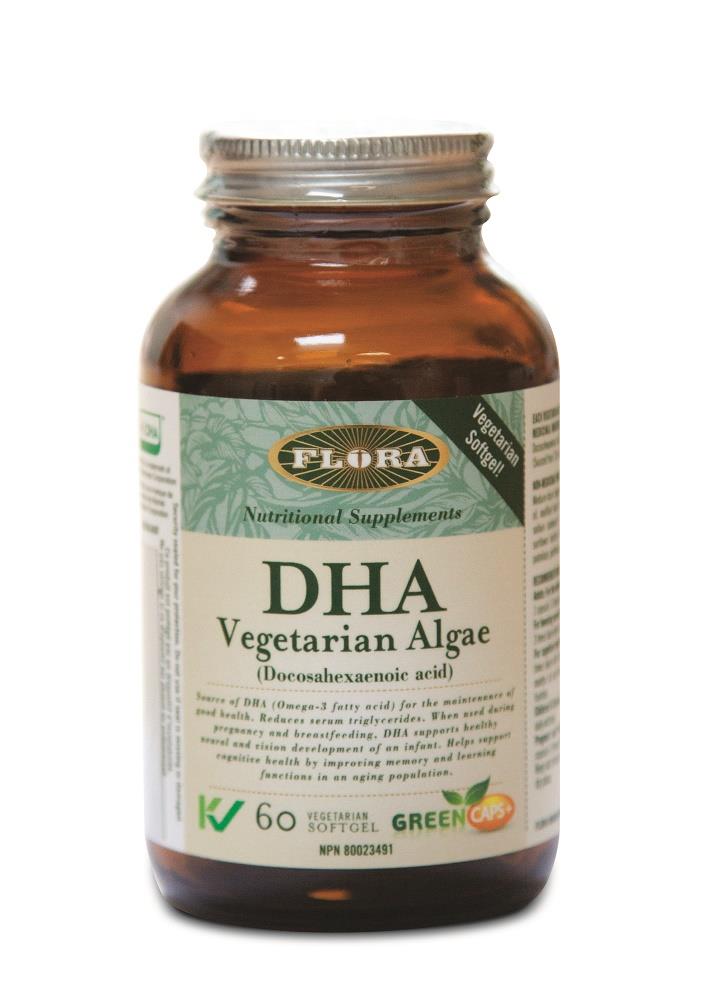 Flora DHA Vegetarian Algae 60Vsoftgels