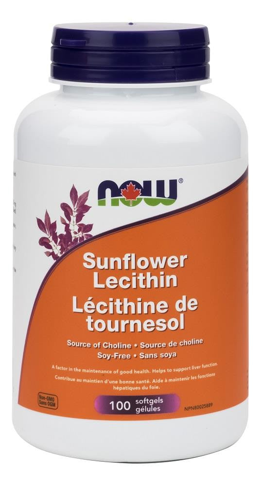 NOW Sunflower Lecithin 1200mg 100softgels