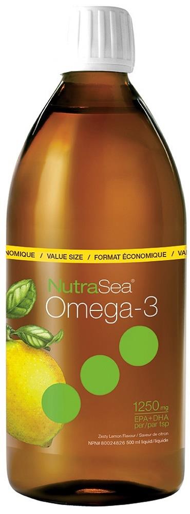 Ascenta NutraSea Lemon Liquid Omega-3 500ml