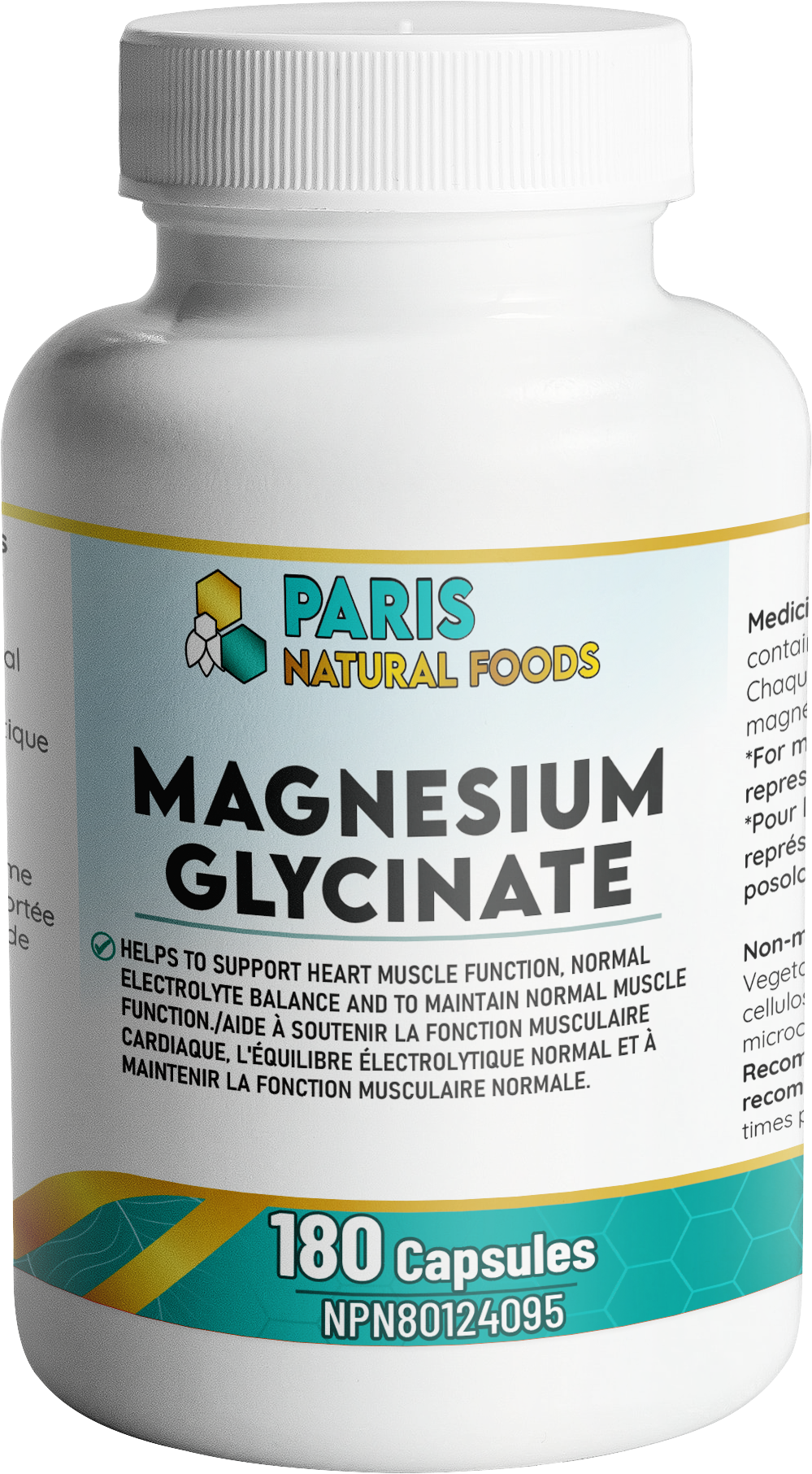 Paris Natural Foods Magesium Glycinate 180caps