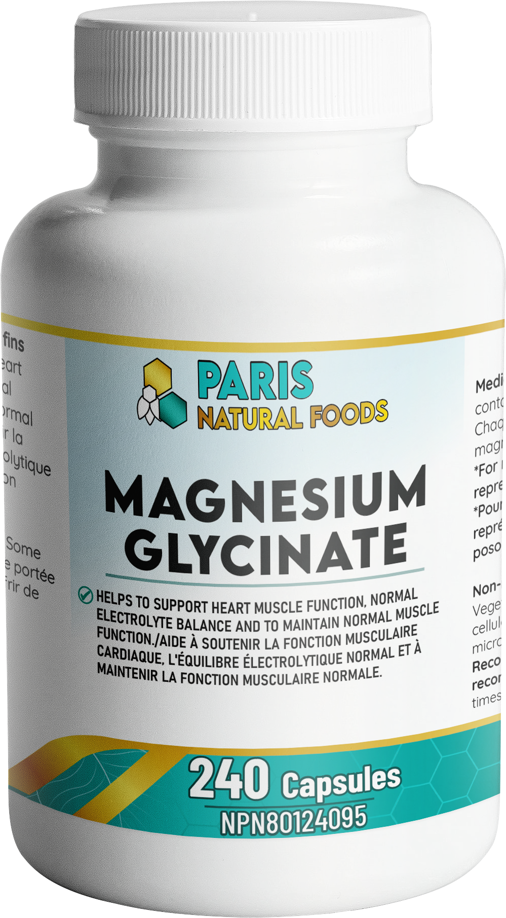 Paris Natural Foods Magnesium Glycinate 240caps