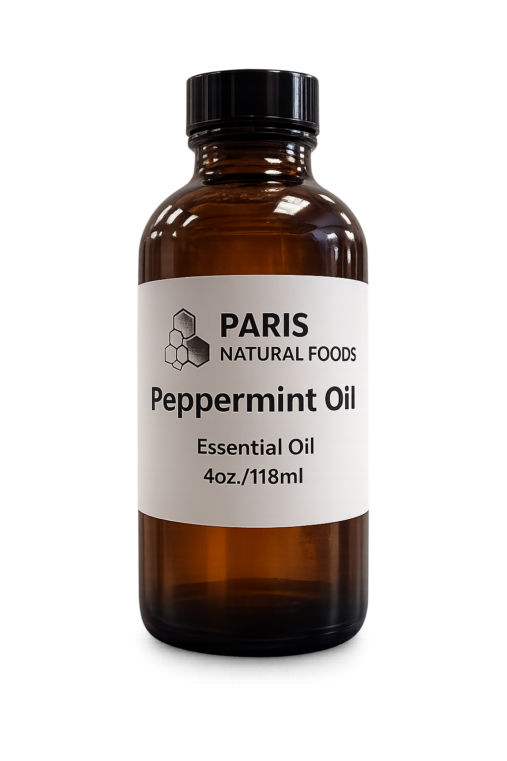 Paris Natural Foods Peppermint Essential Oil 118ml 4oz.