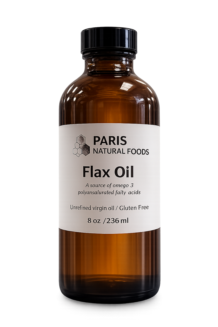 Paris Natural Foods Flax Oil 236ml / 8oz.
