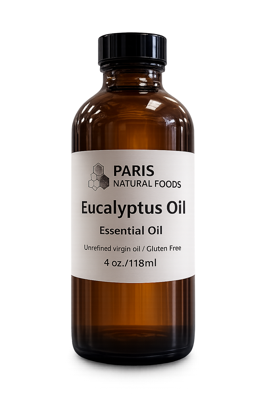 Paris Natural Foods Eucalyptus Essential Oil 118ml / 4oz.