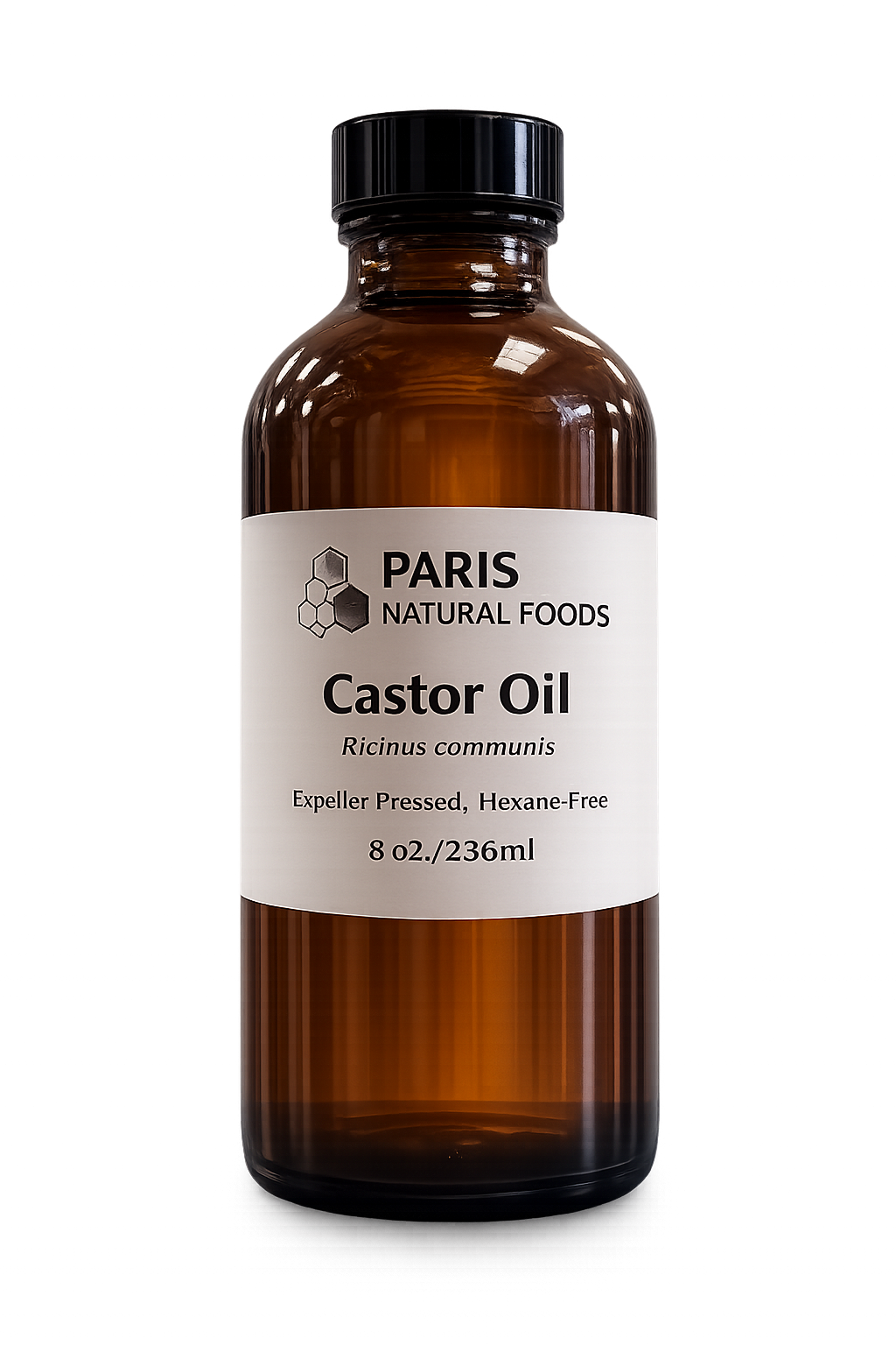 Paris Natural Foods Castor Oil 236ml / 8oz.