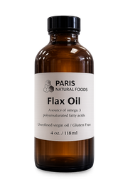 Paris Natural Foods Flax Oil 118ml / 4oz.