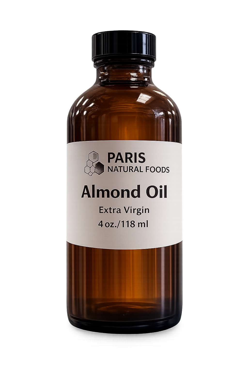 Paris Natural Foods Almond Oil 118ml / 4oz.