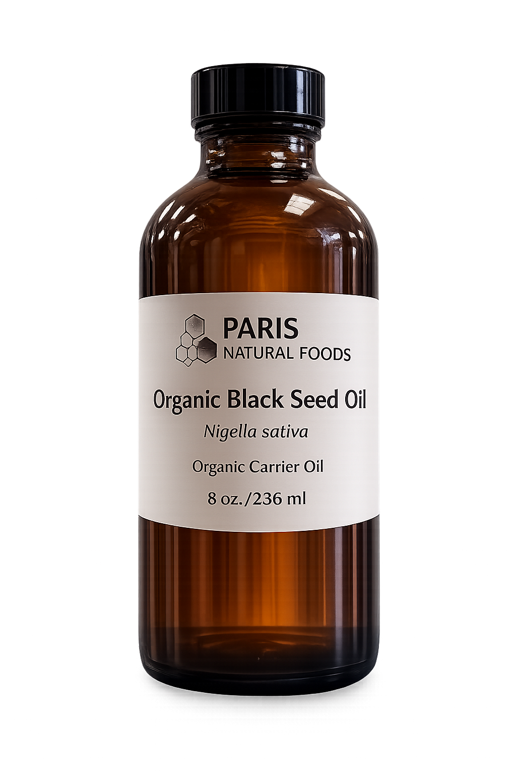 Paris Natural Foods Organic Black Seed Oil 236ml / 4oz.