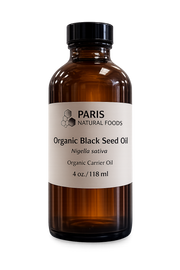 Paris Natural Foods Organic Black Seed Oil 118ml / 4oz.