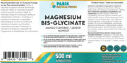 Paris Natural Foods Magnesium Bisglycinate Liquid 500ml