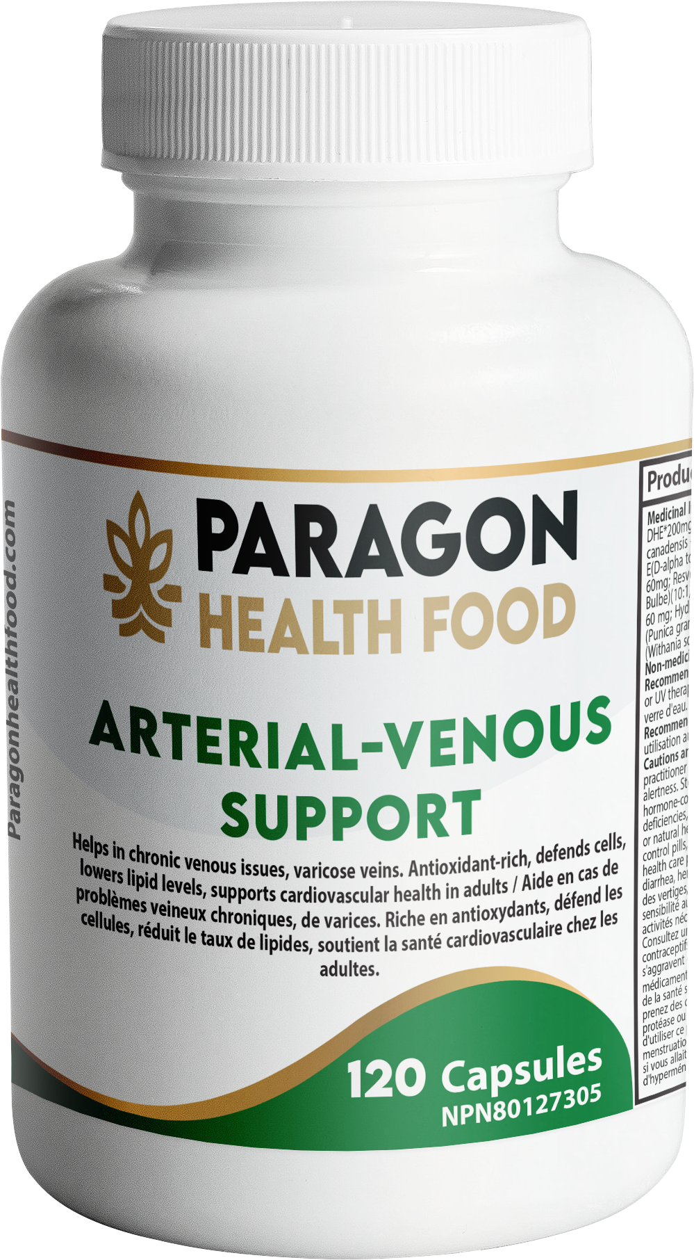 Paragon Health Foods Arterial-Venous Support 120VCaps