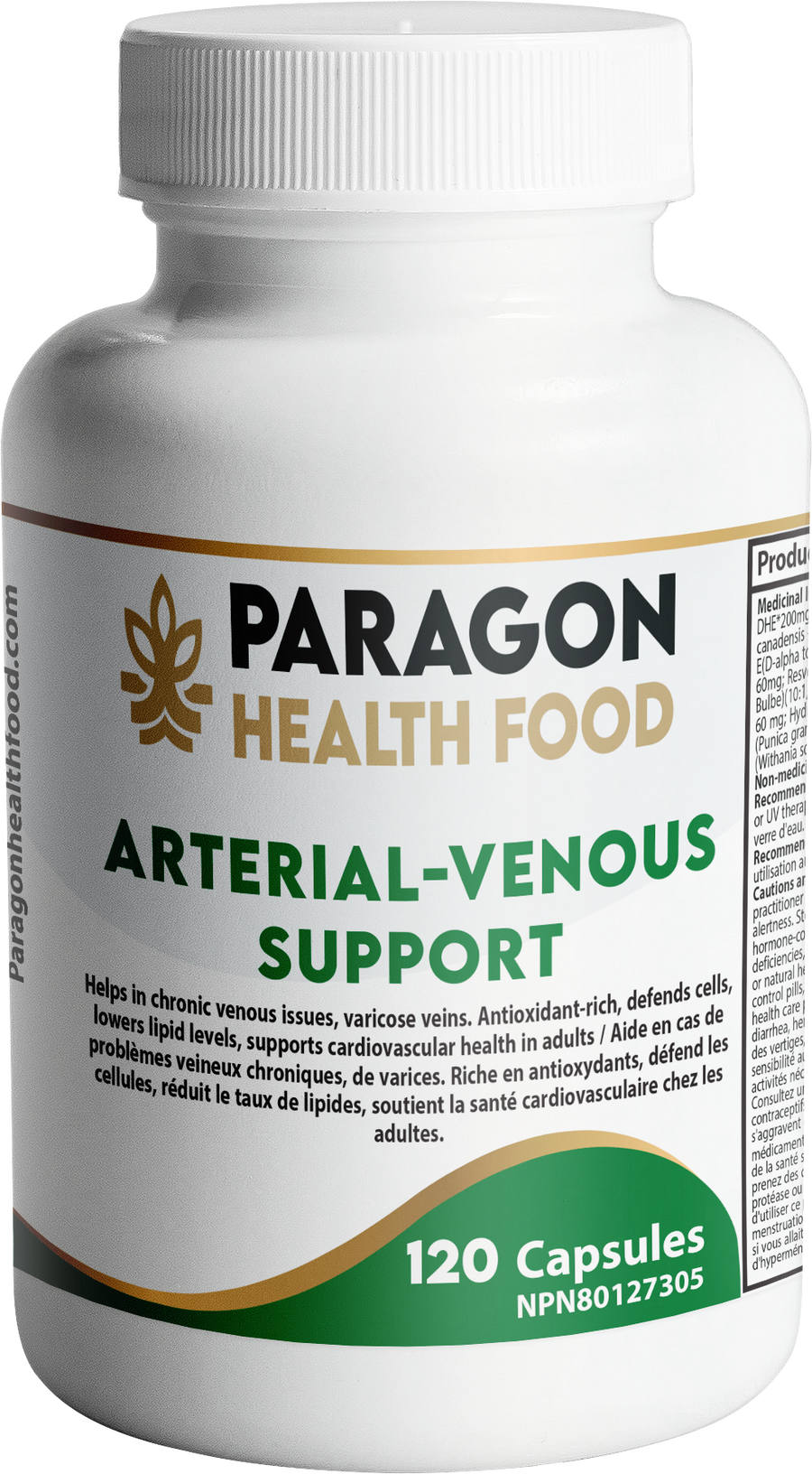 Paragon Health Foods Arterial-Venous Support 120VCaps