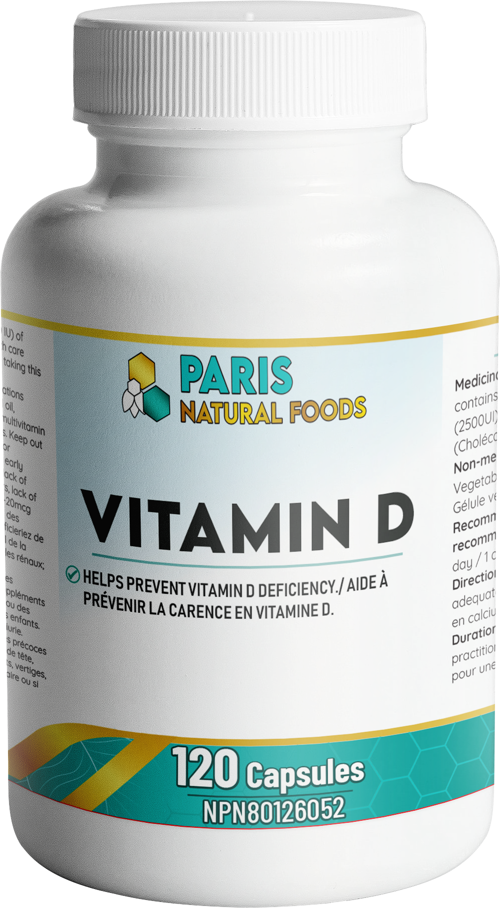 PNF - Vitamin D3 - 120 capsules