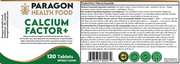 Paragon Health Foods Calcium Factor + 120tabs