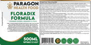 Paragon Health Foods Floradix Formula 500ml