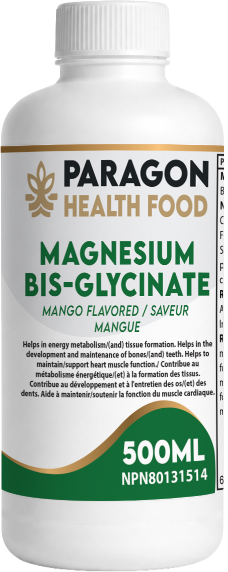 Paragon Health Foods Magnesium Bisglycinate 500ml