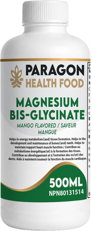 Paragon Health Foods Magnesium Bisglycinate 500ml