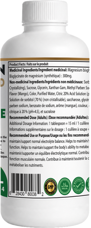 Paragon Health Foods Magnesium Bisglycinate 500ml