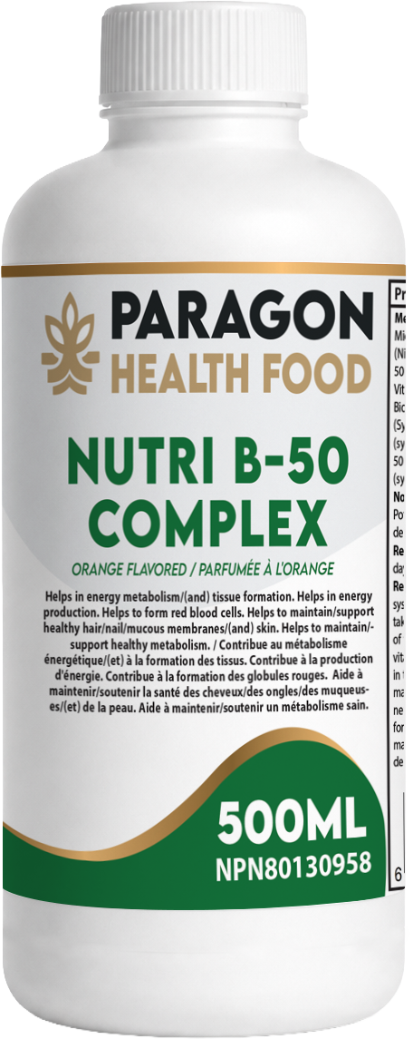 Paragon Health Foods Nutri B50 Complex 500ml