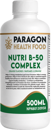 Paragon Health Foods Nutri B50 Complex 500ml