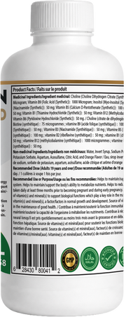 Paragon Health Foods Nutri B50 Complex 500ml