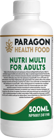 Paragon Health Foods Nutri Multi for Adults 500ml