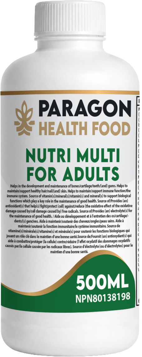 Paragon Health Foods Nutri Multi for Adults 500ml