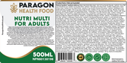 Paragon Health Foods Nutri Multi for Adults 500ml