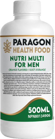 Paragon Health Foods Nutri Multi for Men 500ml