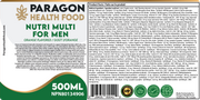Paragon Health Foods Nutri Multi for Men 500ml