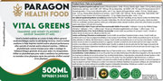 Paragon Health Foods VitalGreens 500ml