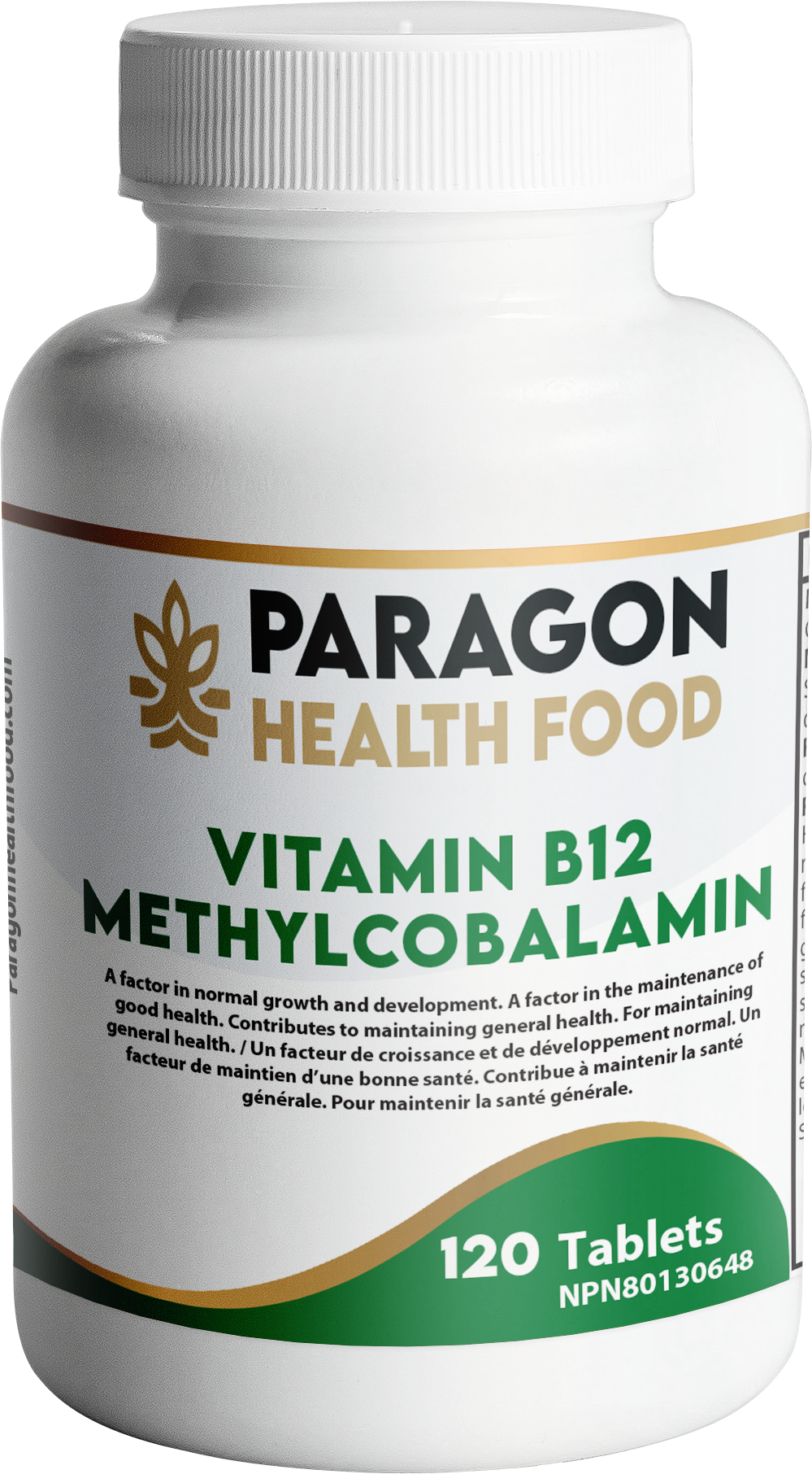 Paragon Health Foods B12 Methylcobalamin 1000mcg 120tabs