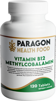 Paragon Health Foods B12 Methylcobalamin 1000mcg 120tabs