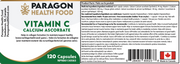 PHF - Vitamin C Calcium Ascorbate - 120caps
