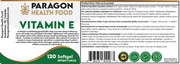 PHF - Vitamin E - 120 softgel