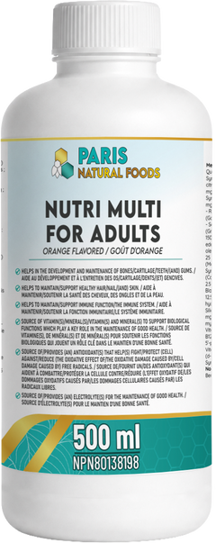 Paris Natural Foods Nutri Multi for Adults 500ml
