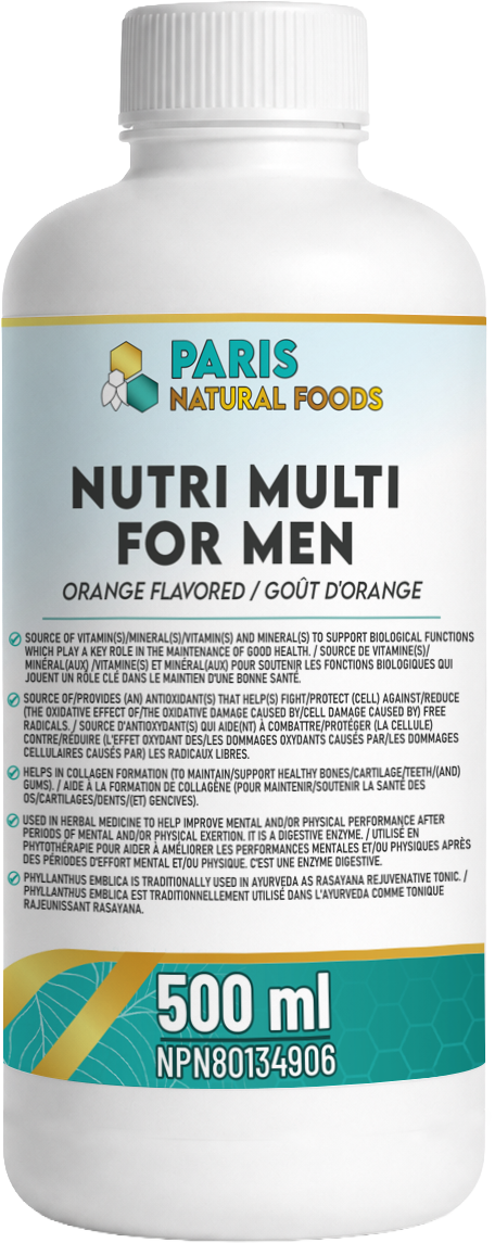 Paris Natural Foods Nutri Multi for Men 500ml