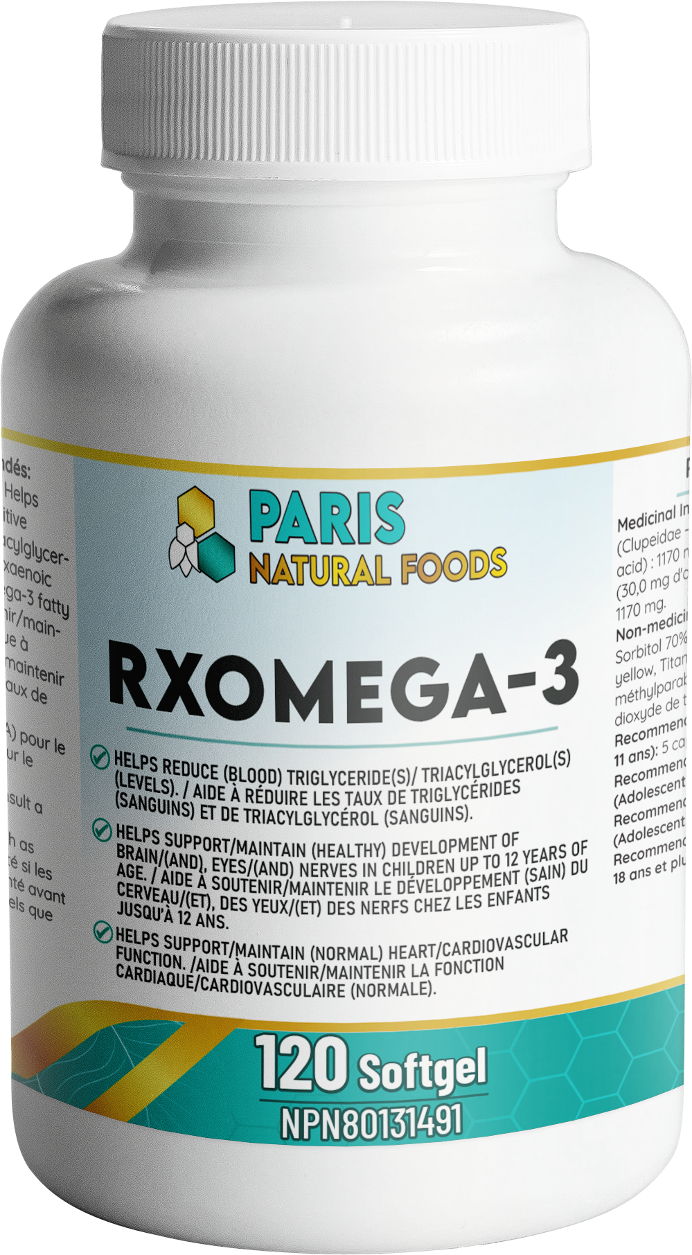 PNF - RxOmega-3 - 120 softgel