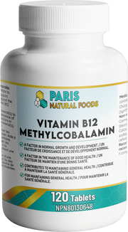 Parns Natural Foods B12 Methylcobalamin 1000mcg 120tabs