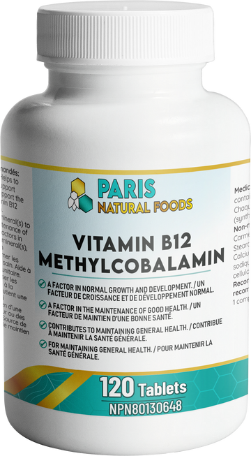 Parns Natural Foods B12 Methylcobalamin 1000mcg 120tabs