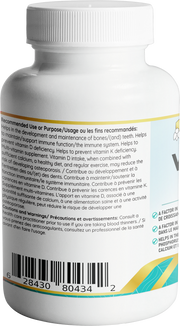 Paris Natural Foods Vitamin D3 and K2 120softgels
