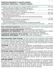 Platinum Naturals Oregano-8 Cold and Flu 60sg