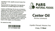 Paris Natural Foods Castor Oil 118ml / 4 oz.