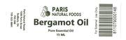 Paris Natural Foods Bergamot Essential Oil 15ml