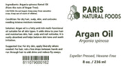 Paris Natural Foods Argan Oil 236ml / 8oz.