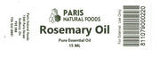 Paris Natural Foods Rosemary Essential Oil 15ml