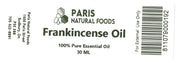 Paris Natural Foods Frankincense Essential Oil 30ml