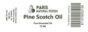Paris Natural Foods Pine Scotch Esential Oil 15ml